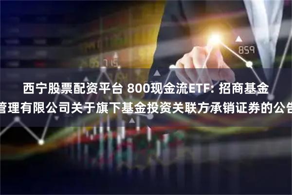 西宁股票配资平台 800现金流ETF: 招商基金管理有限公司关于旗下基金投资关联方承销证券的公告